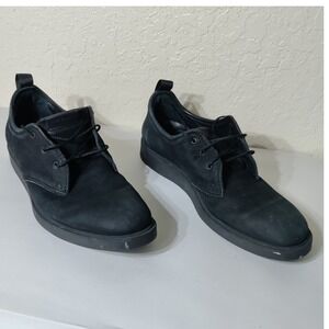 Rag & Bone Men Black Leather Derby Shoes made in Italy Size 45 EU 12 US